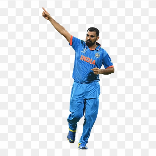 Mohammed Shami Indian cricketer free transparent PNG